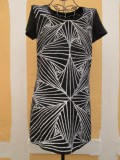 Modell Zentangle Kleid